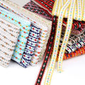 13mm Centipede Embroidery Clothing Underwear Trimming 22yrds DIY Small Webbing Embellishment Sew on Floral Ethnic Ribbon Lace
