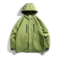 Custom Men Windbreaker Jacket Zip up Outdoor Sports Hooded Waterproof Quick Dry Casual Jacket for Men