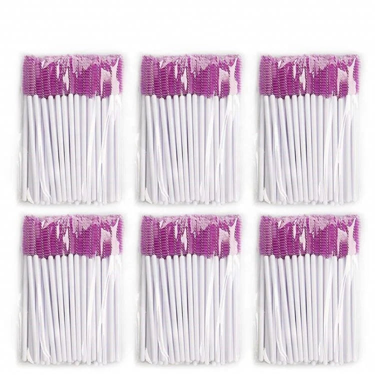 2026 Custom Disposable Personalized Extensions Mascara Wands Eyebrow Cosmetic Lash Micro Eyelash Brush