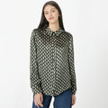 Printing Long Sleeve Ladies Blouses Blouses for Women 2024 Wholesale Cheap Skirt and Blouse