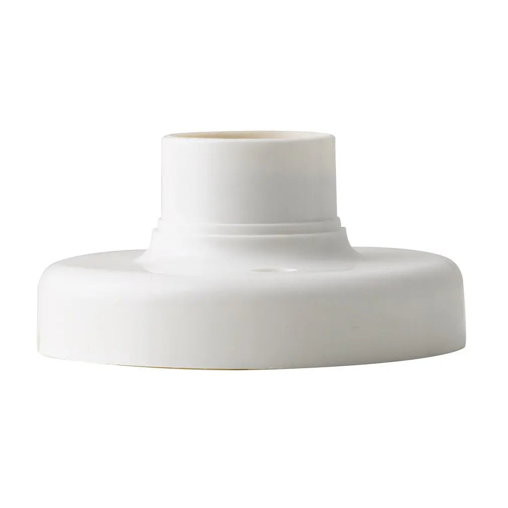 High Quality E27 Plastic Screw Lamp Base Round Lamp Holder Light Bulb Socket Holder Adapter