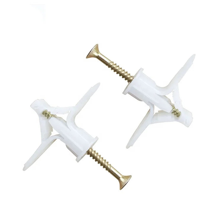 High Quality YIFANG Brand PE/Nylon Plastic Wall Plug Model YF-PWA2020 20-30KG Capacity TiCN Finish ISO Standard Gypsum Board