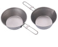 Titanium Sierra Cup Ultralight Foldable Titanium Camping Bowls for Outdoor 300Ml 450ml Titanium Pot
