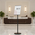 BOZE Adjustable A-Frame Aluminum Alloy Sign Board A3/A4 Black White Portable Floor Standing UV-Resistant PVC Durable