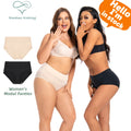 Shanhao 2023 Best Super Soft Modal Underwear for Women High Stretchy Breathable Mid-rise Customizable Knitted Dropshipping