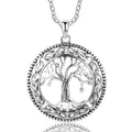 Custom Factory Price Vintage Cross Pendant Mom Jewelry 925 Sterling Silver Tree Life Pendant Necklaces