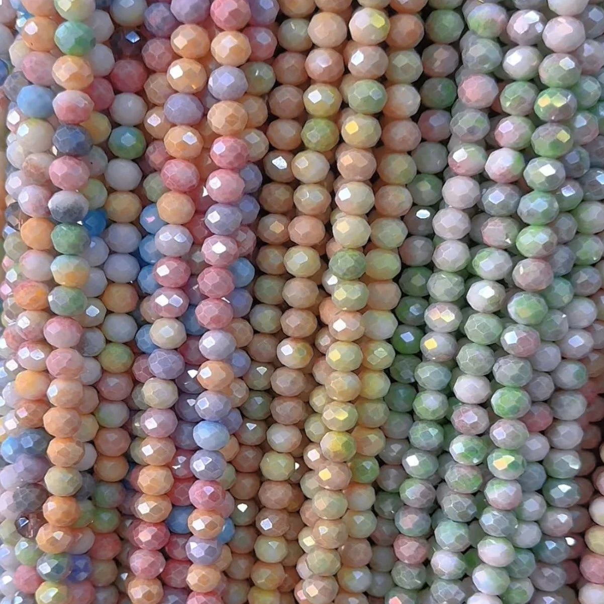 Diy Beading Material New Dye Colorful 6mm 8mm 10mm Glass Beads for Diy Jewelry Making