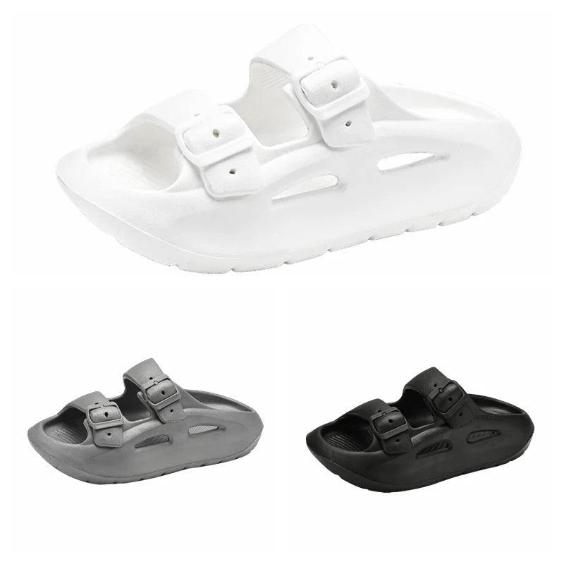 Wholesale Slide Sandals Cloudy EVA Hoop & Loop Adjustable Slides Slippers for Men