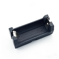Single CR123A/16340 Protective Cover Lithium Battery Storage Box Button Battery Holder Case Black With Pin