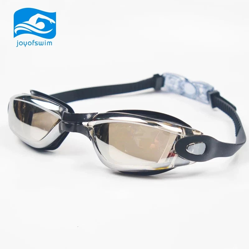 Professional Men Swimming Goggles Anti-fog Anti-ultraviolet Non-adult Men and Womens Interchangeable Nose Bridges