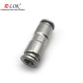 Stainless Steel 316 Push-in Quick Connect Straight Union PU Series R-LOK Brand Model RD-PU6 Pneumatic Push Connect Fitting One