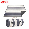WOQI Custom Thick Roll Foldable Waterproof Acrylic Cloth Picnic Mat for Beach & Camping Outdoor Picnic Blanket