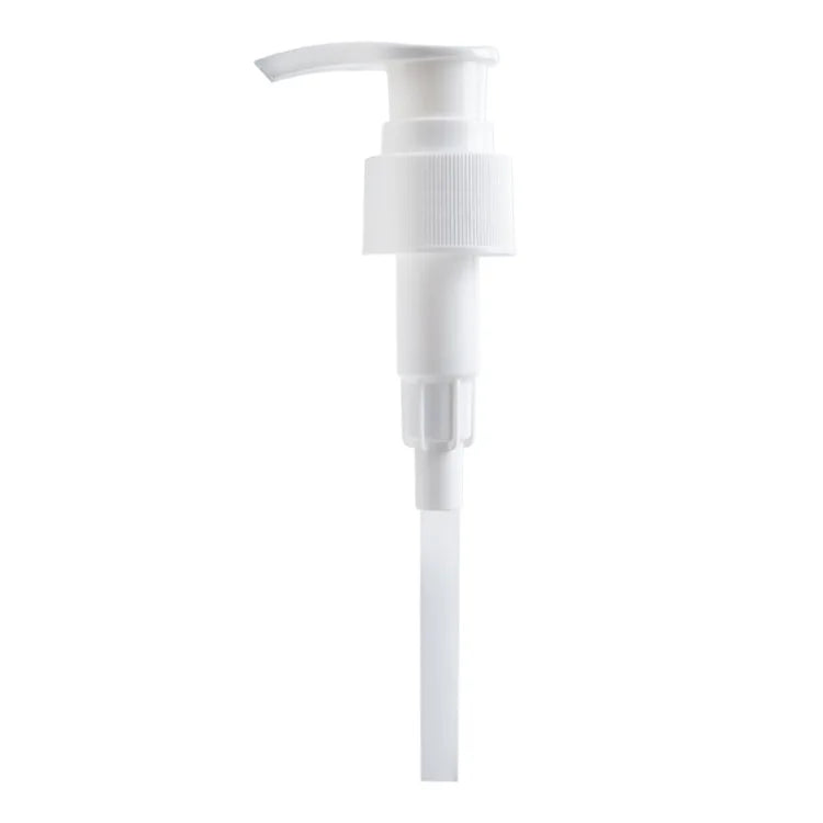 PP Plastic White or Black Lotion Pump 24/410 28/410 Custom Press Shampoo Pump with Tube Cream Dispenser Bottle Sprayer