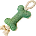 Natural Loofah Dog Bone Toys Durable Handmade Pet Chewing and Teeth Grinding Aids Bag Packed for Molar Usage