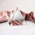 Hot Sale Clear Crystal Glass Pyramid Paperweight for Souvenirs