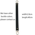 Deepeel ML118 2.8cm DIY Luggage Accessories Purse Strap Accessories for Handbag Solid Color Pu Leather Belt Strap