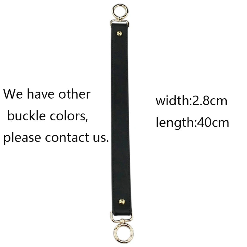 Deepeel ML118 2.8cm DIY Luggage Accessories Purse Strap Accessories for Handbag Solid Color Pu Leather Belt Strap