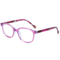 Fashion Ultralight Comfortable Acetate Colorful Flower Children Square Frame Spectacles for Kids Optical Glasses Frame
