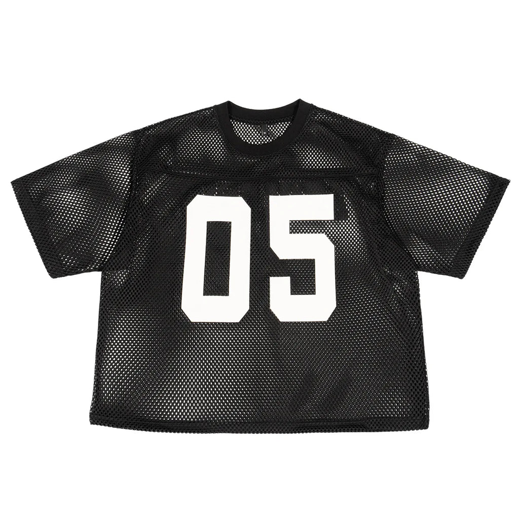 Customized Summer 100% Polyester Mesh Hollow Design Rugby Jersey Digitally Printed Sports Cropped Jersey Mesh