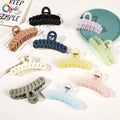 QIYUE Custom Logo 11CM Fruits Grab Chain Hair Claw Clips Plastic Plate Hair Accessories for Women
