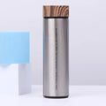 FX Factory 500ml Classic Straight Water Bottle Rolling Tumbler With Wooden Lids Custom Logo Printing Sports Bottle