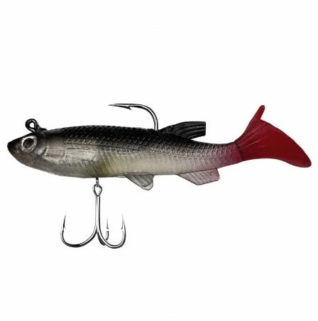 8cm 12.5g Soft Fish Bait Vivid Swimming Action Soft Fishing T-tail Plastic Lure Soft Plastics Fishing