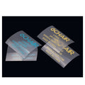 Customized Designs Tagless Heat Transfer Neck Labels for T-shirts Clothing Size Labels Swimwear Wash Care Label