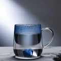 Heat Resistant Glass Cup Manufacturer Dessert Cups Glass Mugs Coffee Colored Single Wall Insulated Borosilicate Glass Cup