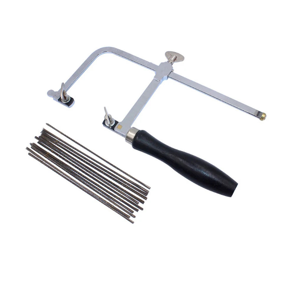 Jewelry U-shaped Saw Set With Clamping Wood Platefrom DIY Curve Saw Mini Cutting Table Jewelry Cutting Saw Kit Tool