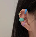 2022 New Wholesale Acrylic Ear Cuff Korean Style Clip Earrings Jewelry for Girls