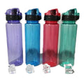 China Online Suppliers in Bulk Low Price Green Cylinder Shape Transparent clear Sport Drinking Plastic Water Bottle