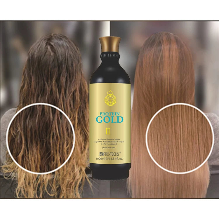 Custom Private Labelling Formaldehyde Free Permanent Hair Straightening Product Keratin Protein for All Hair Types
