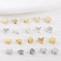 Wholesale Jewelry Making Decorative  Necklace Crown Butterfly Heart Metal Brass Beads for Bracelets