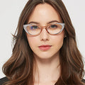 Women Lady Oversized Eyeglasses Exquisite Sturdy Metal Hinges Indoor Healthy Eyeglasses Vintage butterfly Perfect Eyeglasses
