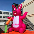 Easter Festival Decoration 5m Tall Inflatable pink Bunny Balloon for Sale