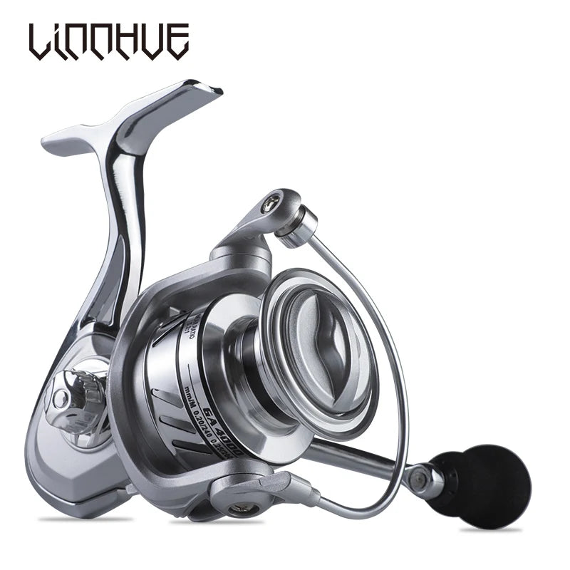 CHILENT Fishing Reel GA1000-7000 High Strength 5.2:1Max Drag 8Kg Spinning Reel Full Metal Reel Seat Strong Drag Eva Grip