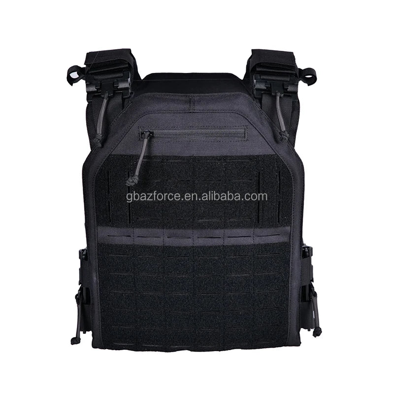 GAF Hot-Selling 1000D Nylon Quick Release Tactical Vest Black Outdoor Chaleco Plate Carrier for Personal Defense