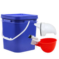 10L Automatic Plastic Poultry Drinker and Feeder Chicken Drinking Water Bucket Farm Equipment
