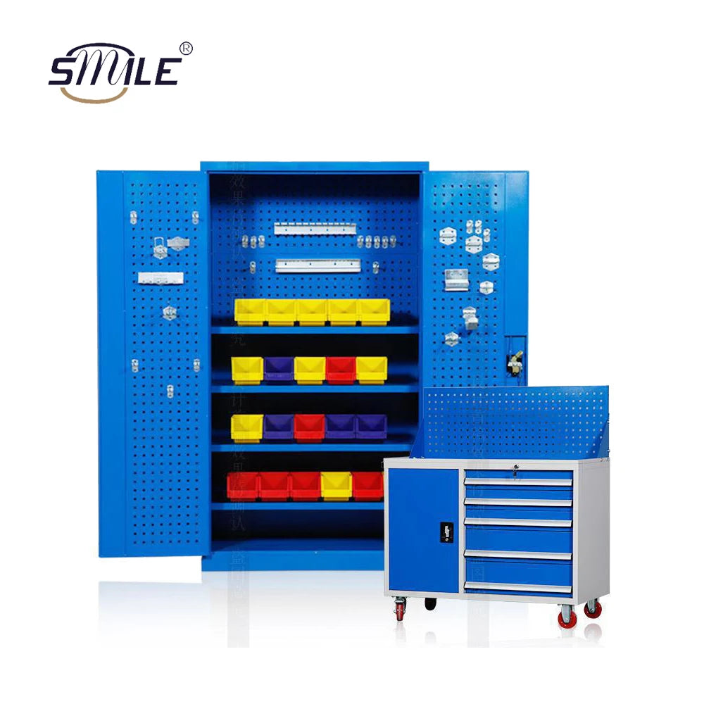 SMILE Workshop Garage Modular Combined Steel Tool Cabinet Chest Work Bench Work Station Rolling Tool Box Customized RAL Color