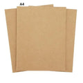 TW Brand 50 Sheet A4 Kraft Brown Paper 80gsm Stationery Craft Paper for Gift DIY Arts for Crafting and Scrapbooking