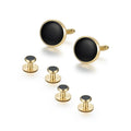 Hot Sale 6 PCS Set DIY Gold Plated Men's Cufflinks Studs Set Men Cuff Links and Studs Set Screw Studs