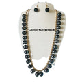 Hawaiian Pearl Set Hook Drop Earring Different Colors Ready to Ship Samoan Polynesian Jewelry Gold Filled Long Chain for Woman