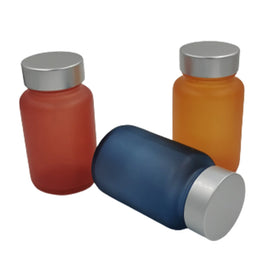 Factory Direct Sale High Quality 100ml OEM Wide Mouth Vitamin Capsule Glass Bottle Pill Glass Bottle
