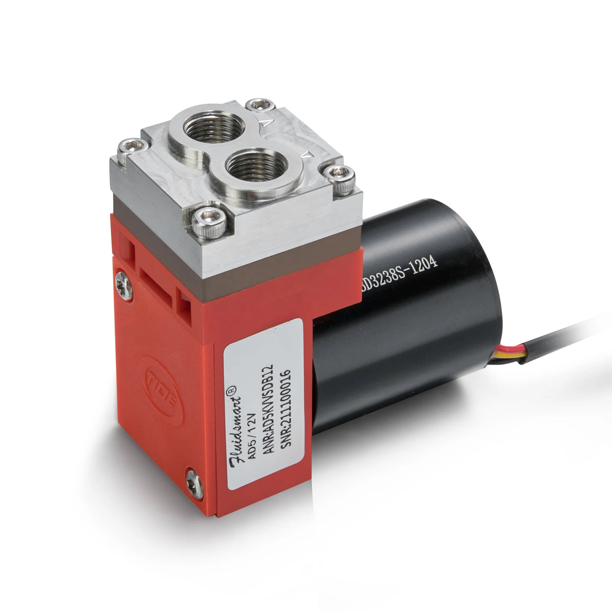 Low Noise 24Vdc Mini Diaphragm air Pump Oil Free High Temperature Resistance Stainless Steel Micro Brushless Vacuum air Pump
