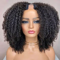 Raw Cuticle Aligned Virgin Human Hair Wigs for Black Women Kinky Curly U Part Wig Wholesale V Part Wigs Human Hair