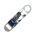 Qualisub New Design Large Size PU Leather and Metal Sublimation Bottle Opener Blanks for Heat Press in Double Sides Printing