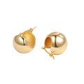 Vintage Exaggerated Hollow Ball Simple Personality Fashionable Drop Earrings