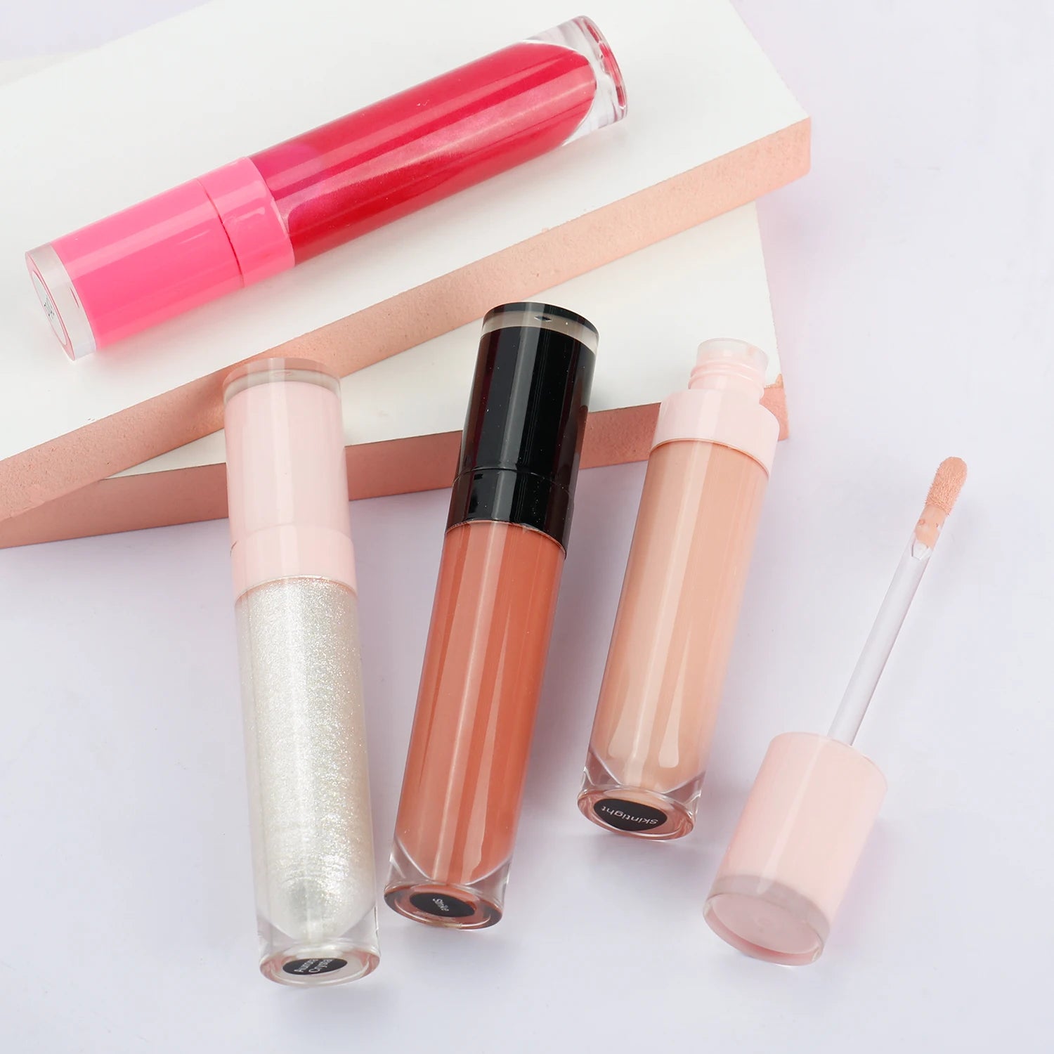 Cruelty Free Multi Colors Glitter Lip Gloss High Shiny Lip Gloss Waterproof Liquid Lip Gloss Private Label Makeup Brand