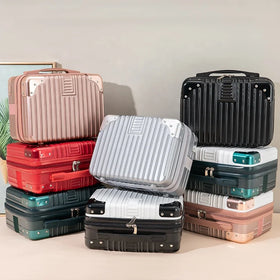 Korean Version 14 Inch Small Light Mini Storage Bag Cute Women's Suitcase Make up Case Hand Luggage Box