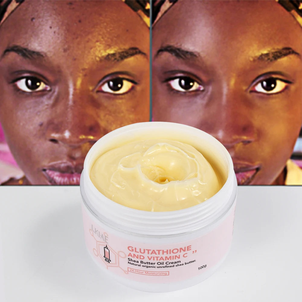 Private Label Organic Vitamin C & Shea Butter Body Butter Cream-Moisturizing Anti-Aging Revitalizing for All Skin Types